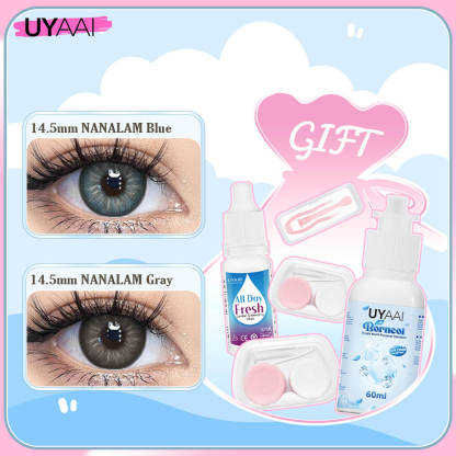 [ Buy 2 Get 5 Gifts] UYAAI 14.0-14.5MM Contact Lens Combo Set